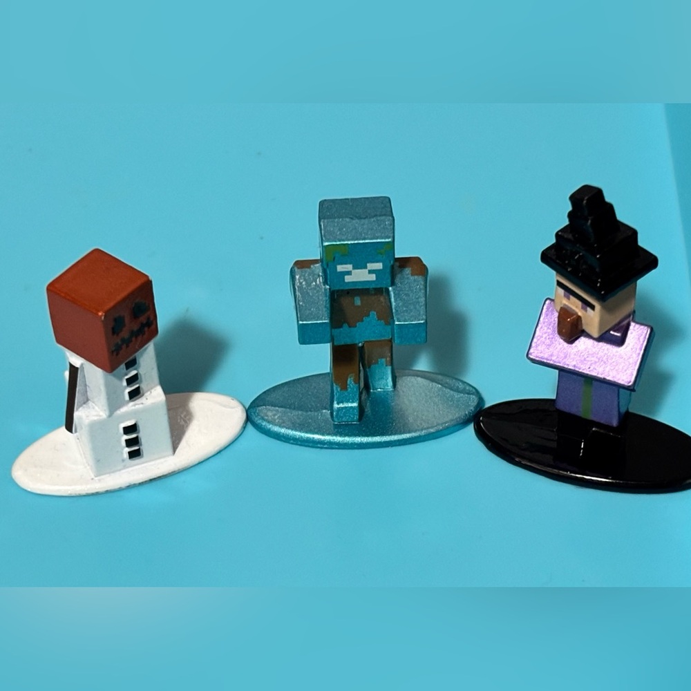 Set of 3 Jada Minecraft MetalFigs